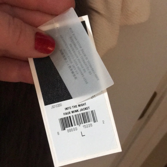 Juicy Couture Into the Night. Faux Mink Jacket - Picture 3 of 4